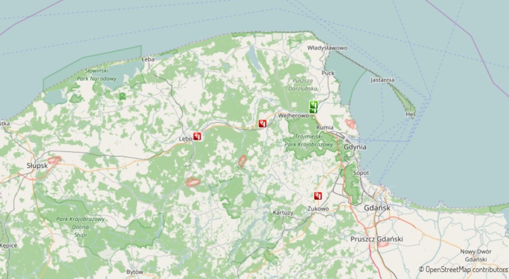 Fot Mapa urządzeń - canard.gitd.gov.pl 