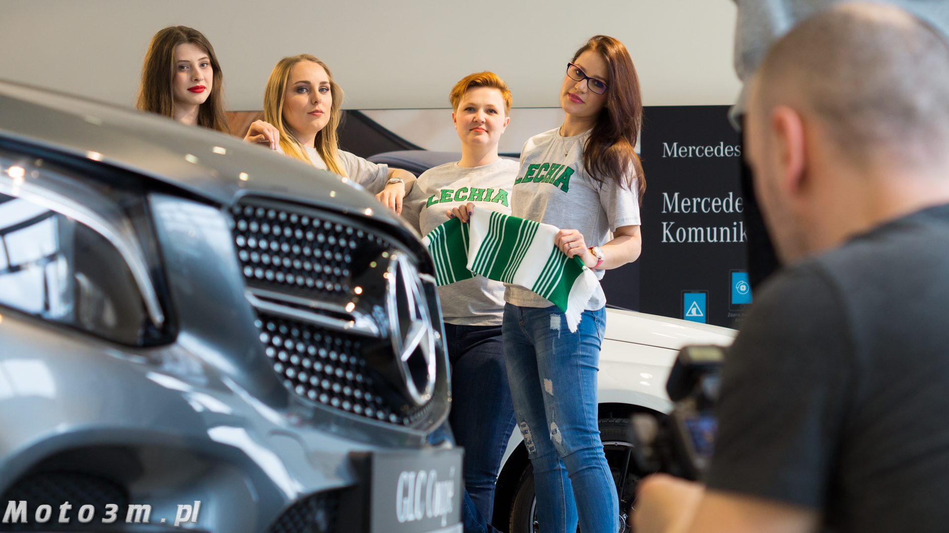Kibicki Lechii Gdańsk w MercedesBenz Witman Moto3m.pl