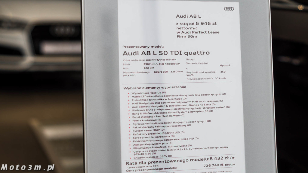 Nowe Audi A8 D5 w Audi Centrum Gdańsk-02448