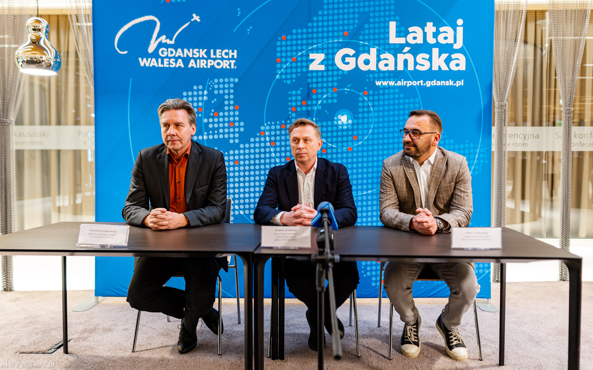 Gdańskie lotnisko stawia na elektromobilność od marki Mercedes-Benz
