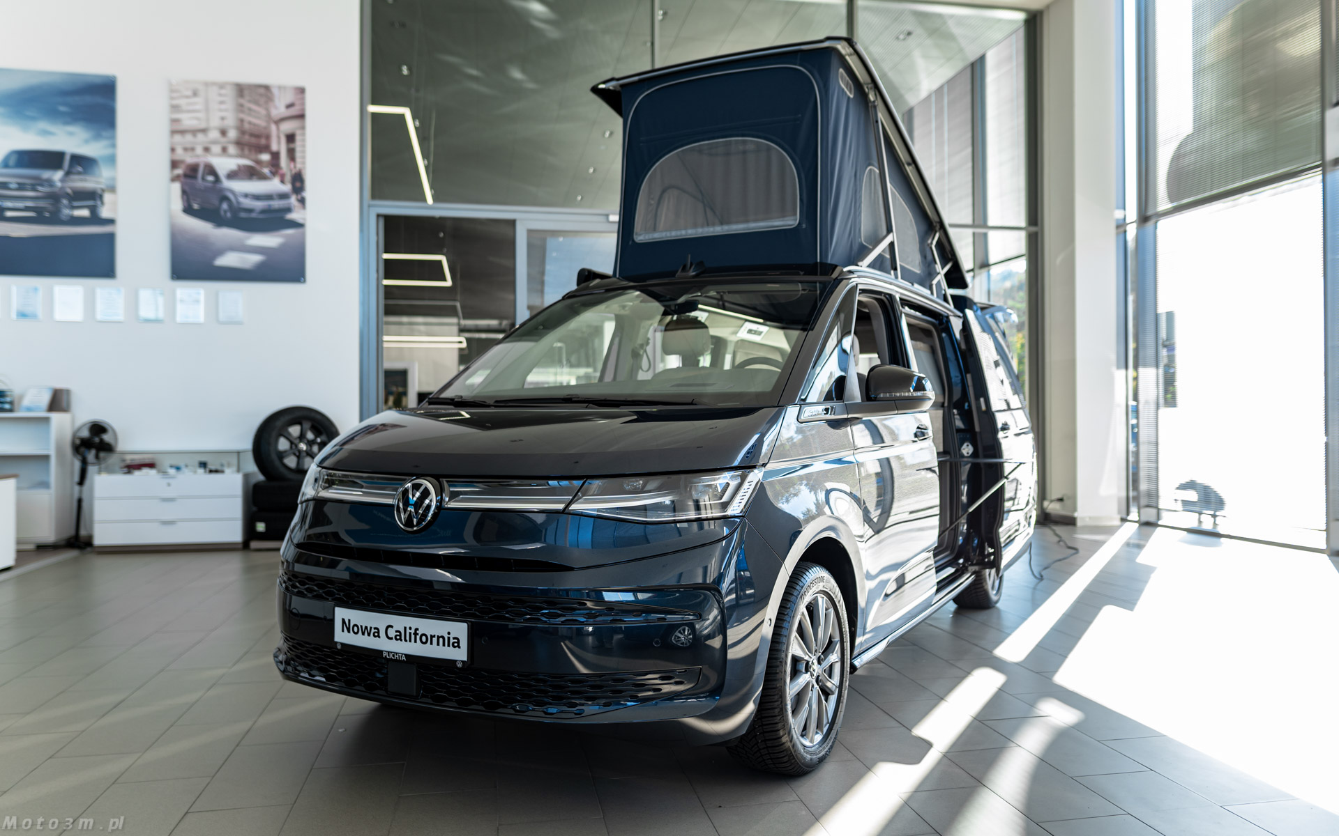 Nowy kamper VW California z jednodniową wizytą w VW Plichta Gdynia