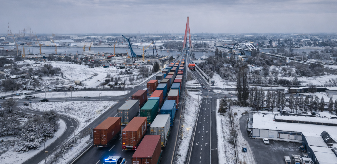TIRy w środę dwukrotnie przejadą przez Trójmiasto – będą utrudnienia