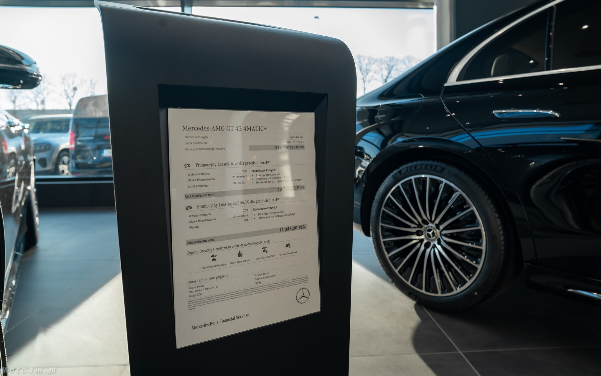 Ostatnie pożegnanie – Mercedes-AMG GT 4-Door Coupé w wydaniu 43 w gdańskim salonie BMG